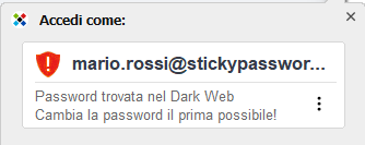 password compromessa