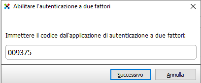 codice di autentificazione
