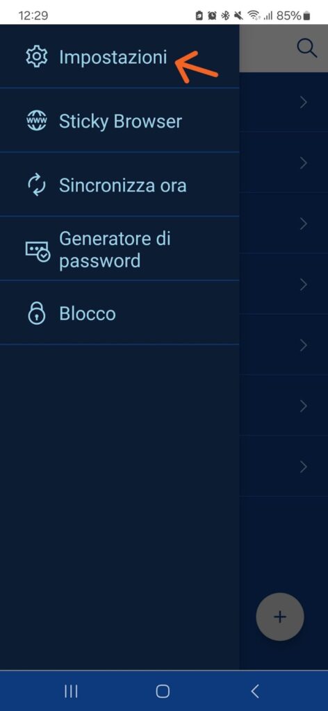 impostazioni_Sticky_Password_Android