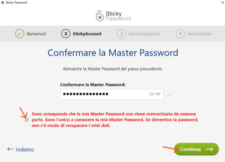 master password