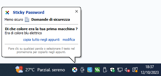 pop up memo sicuri