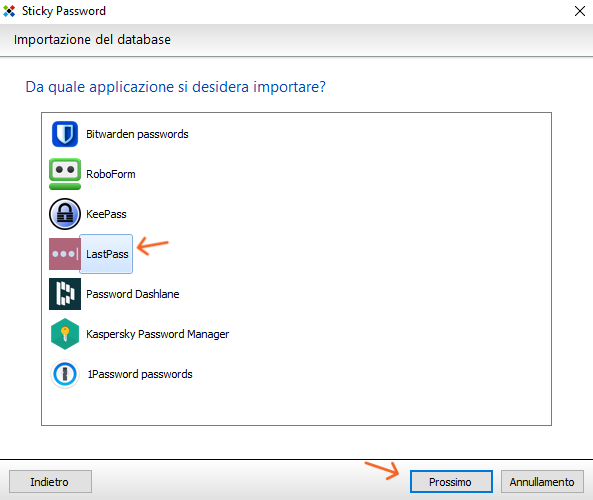 password principale di LastPass